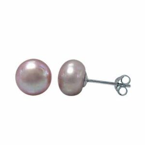 NWT Blush freshwater pearl sterling silver studs